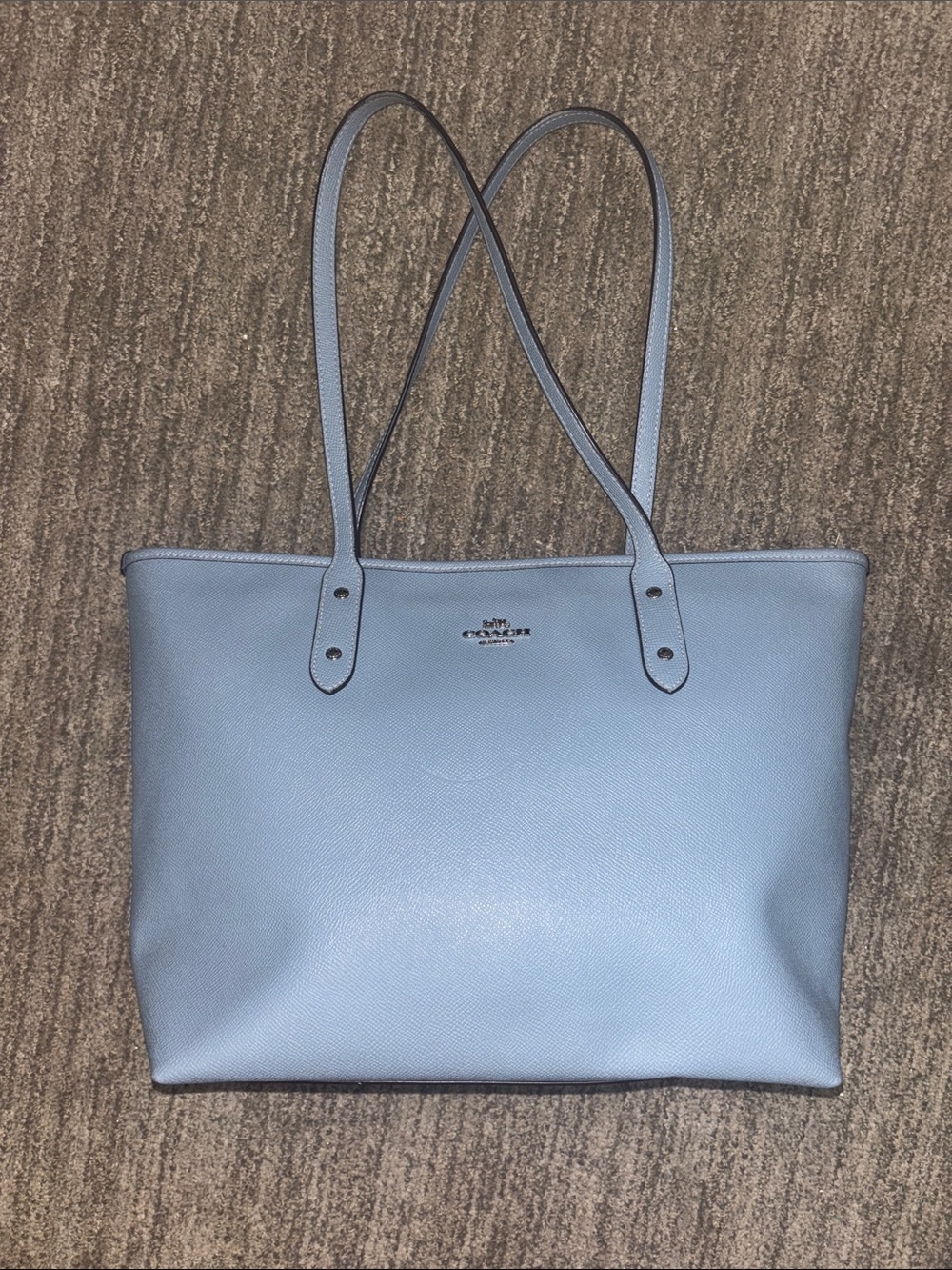 Coach light blue City Zip Tote